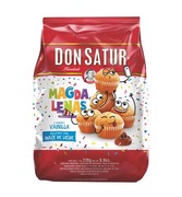 Magdalenas vainilla con dulce de leche don satur 220g.