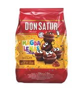 Magdalenas chocolate con dulce de leche DON SATUR 220g.